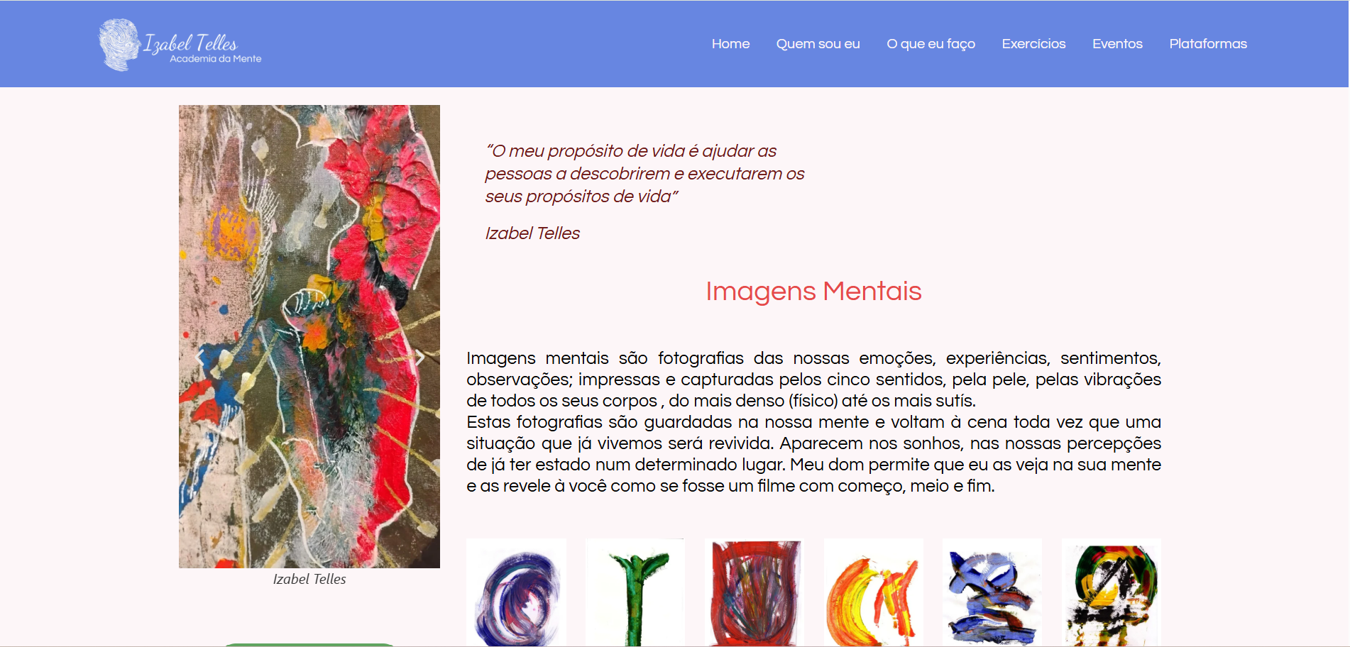 Landing Page Academia da Mente